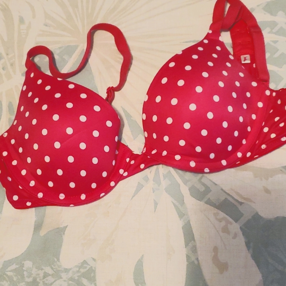 Pink bra
